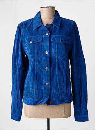 Veste casual coupe droite bleu COUTURIST femme