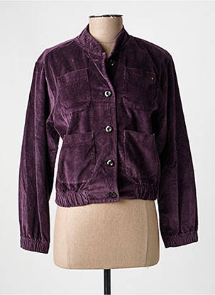 Veste casual poches violet COUTURIST femme