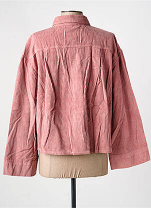 Veste casual coupe droite rose COUTURIST femme