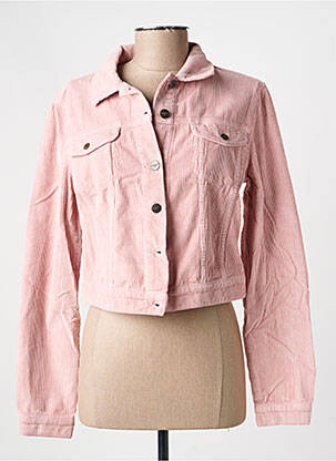 Veste casual coupe droite rose COUTURIST femme
