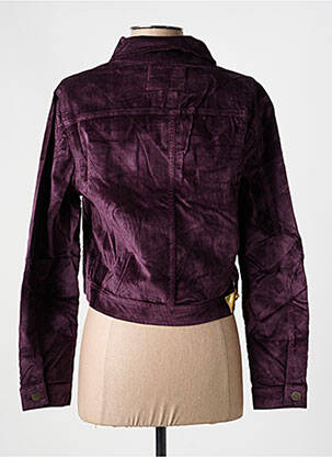 Veste casual coupe droite violet COUTURIST femme