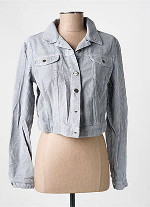 Veste casual coupe droite gris COUTURIST femme