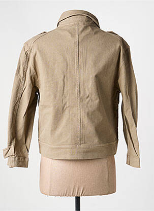 Veste casual coupe droite beige COUTURIST femme