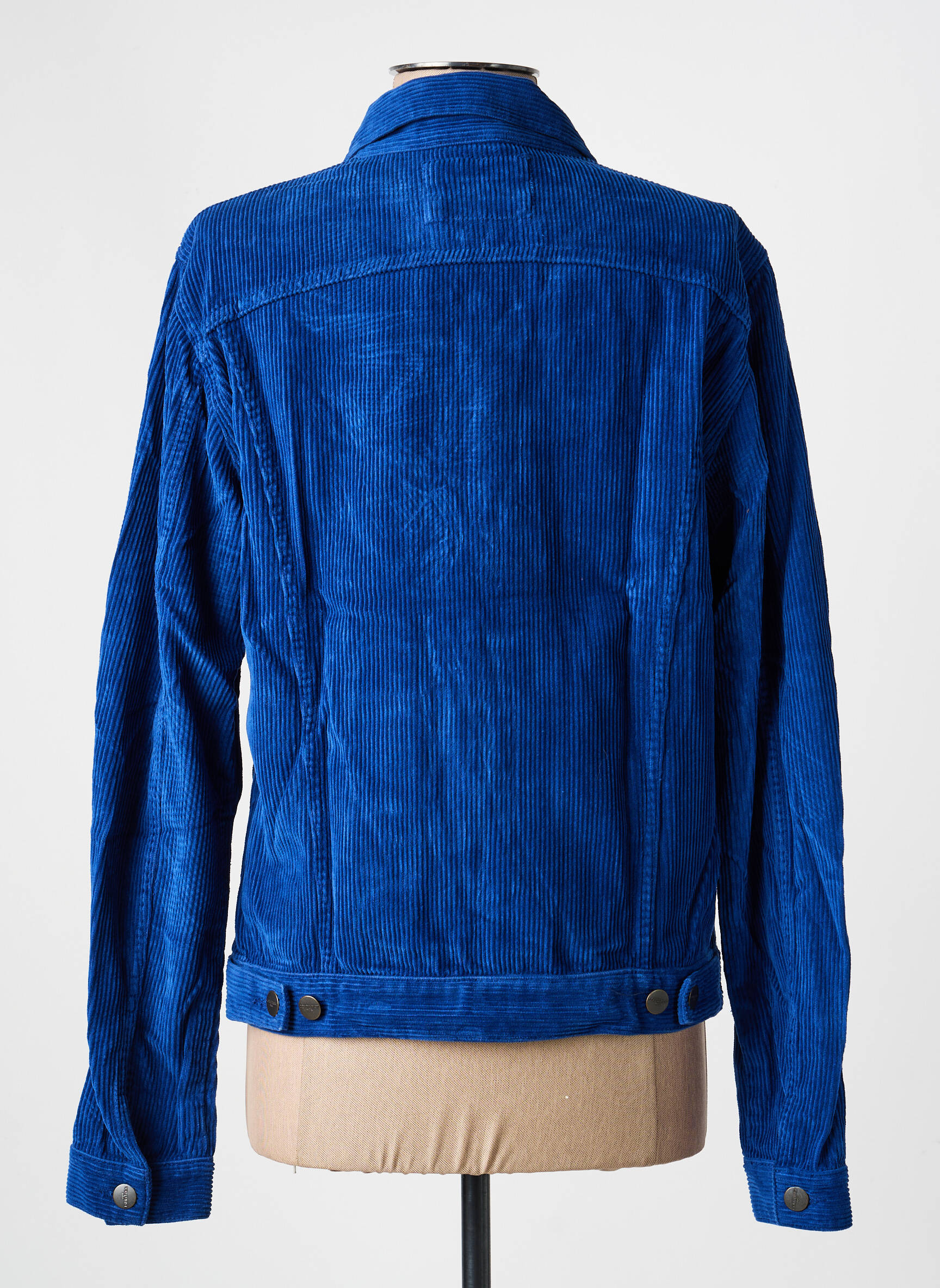 Veste casual coupe droite bleu COUTURIST femme