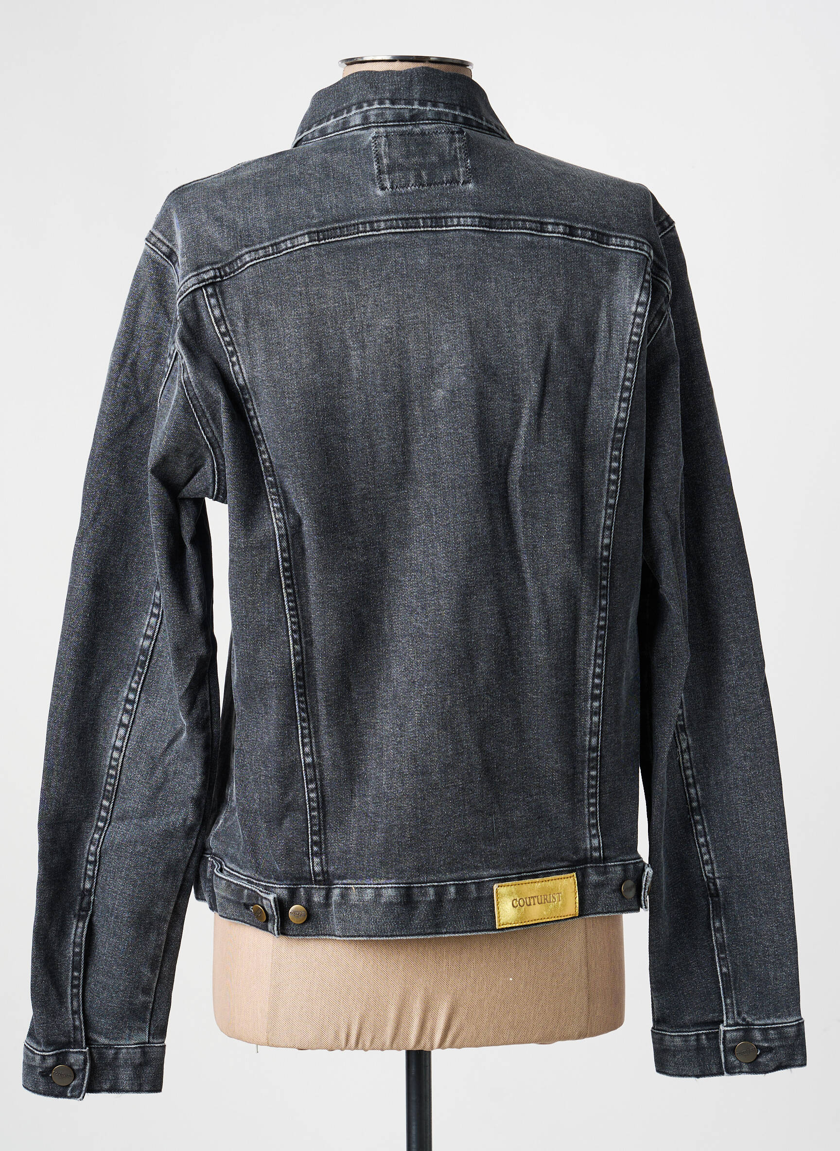 Veste casual coupe droite gris COUTURIST femme