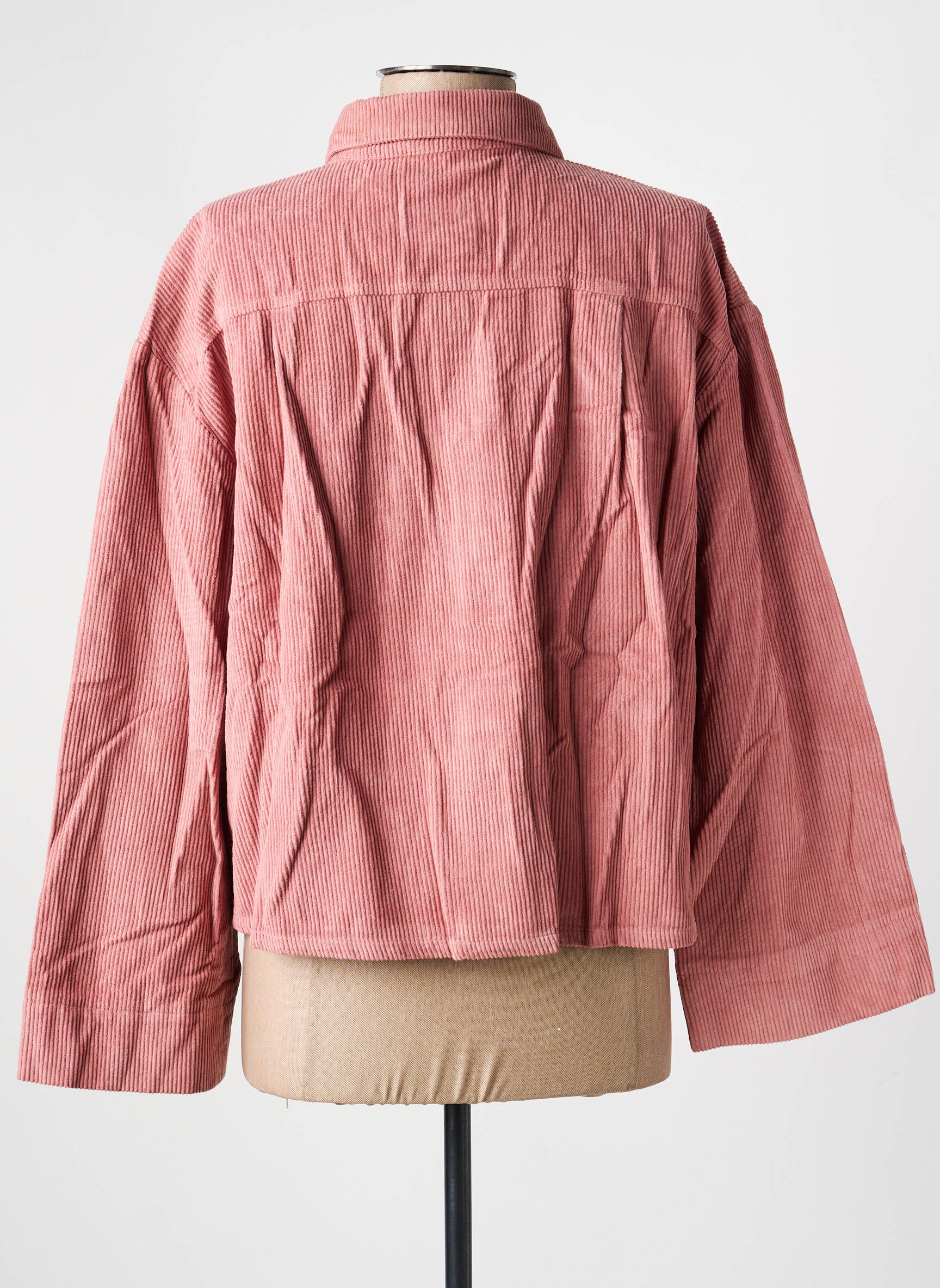 Veste casual coupe droite rose COUTURIST femme
