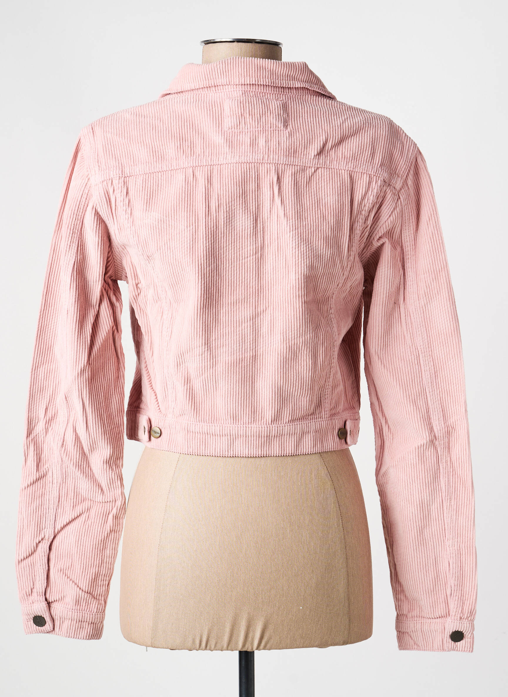 Veste casual coupe droite rose COUTURIST femme