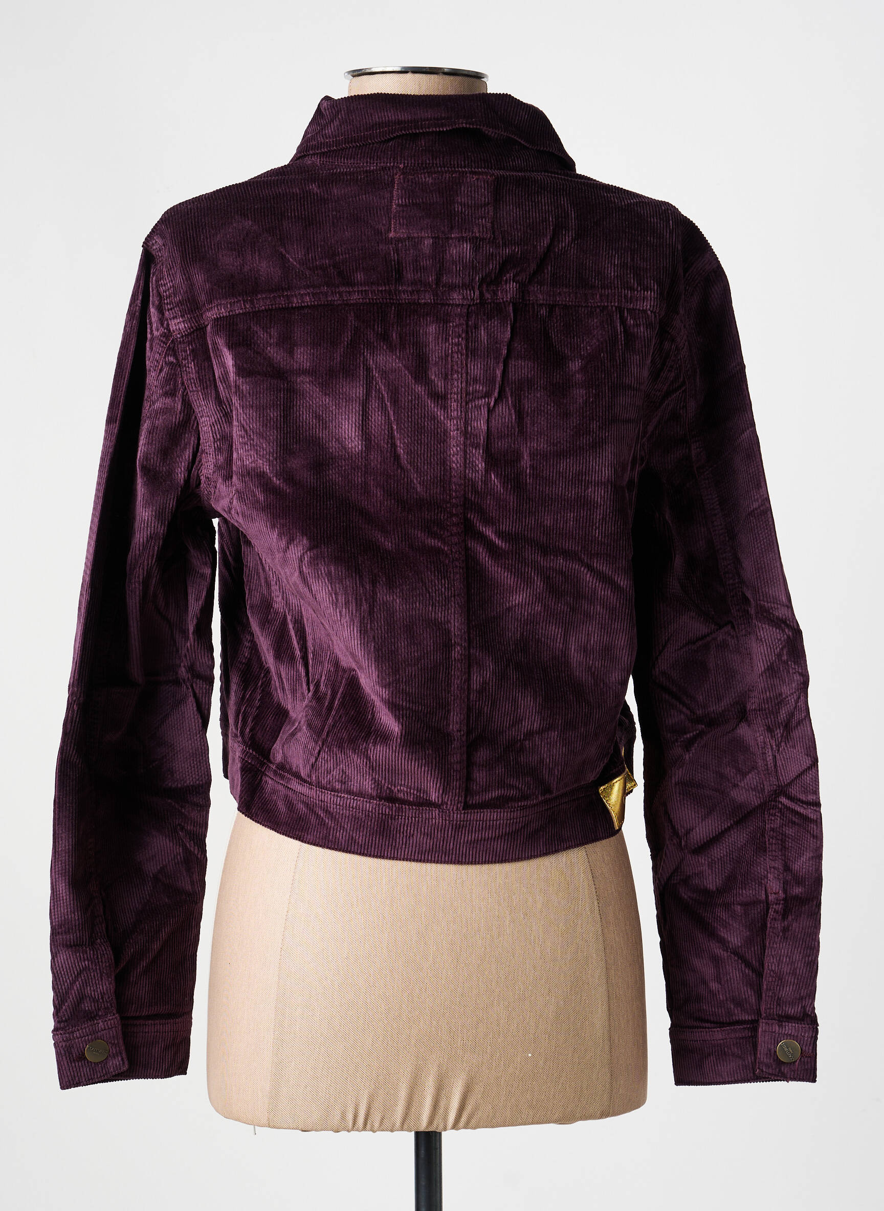 Veste casual coupe droite violet COUTURIST femme