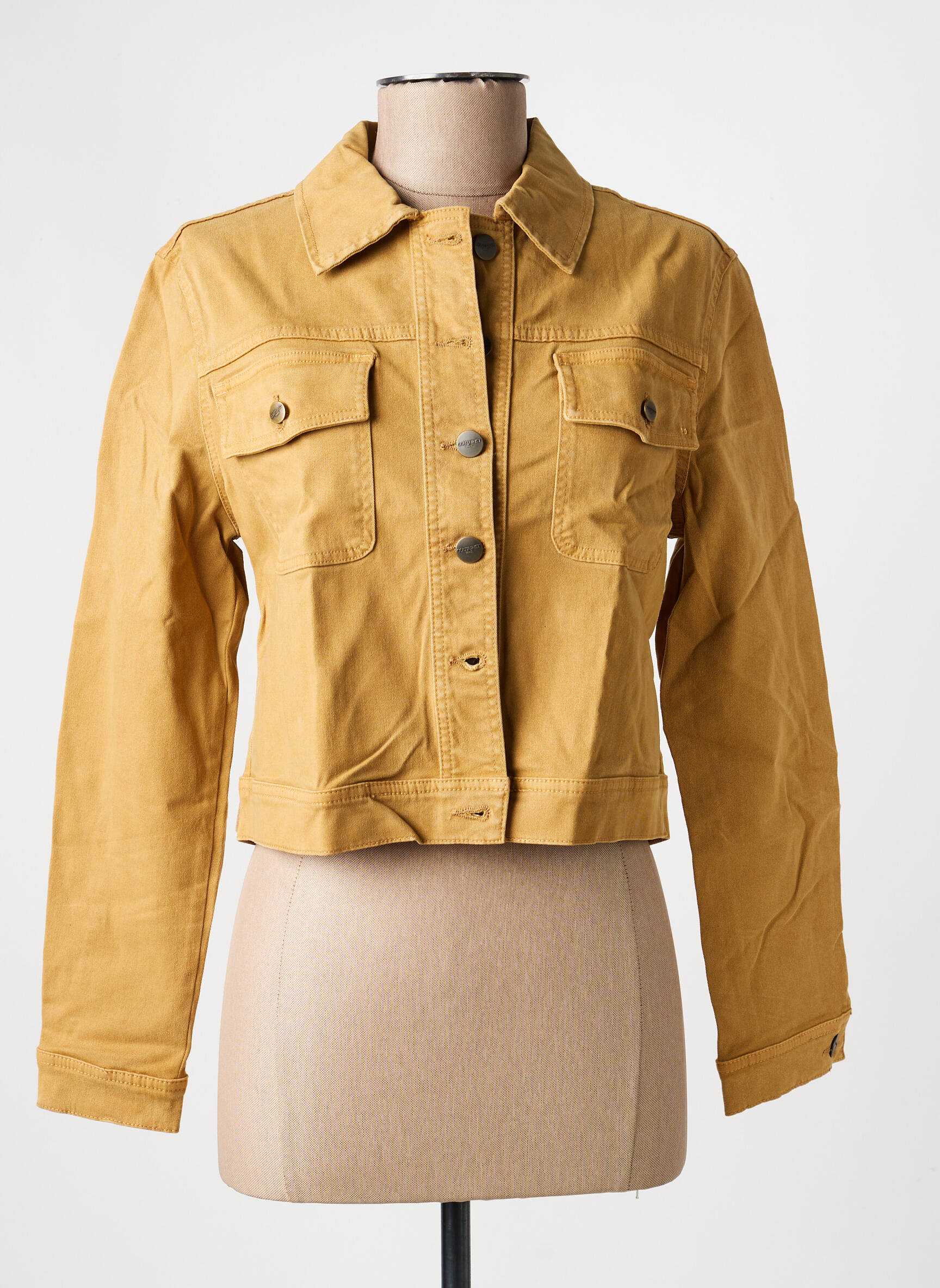 Veste casual coupe droite beige COUTURIST femme