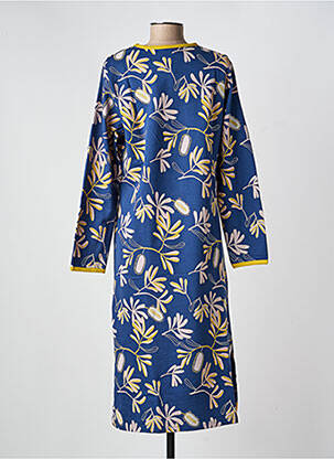 Chemise de nuit manches longues bleu ROSE POMME femme
