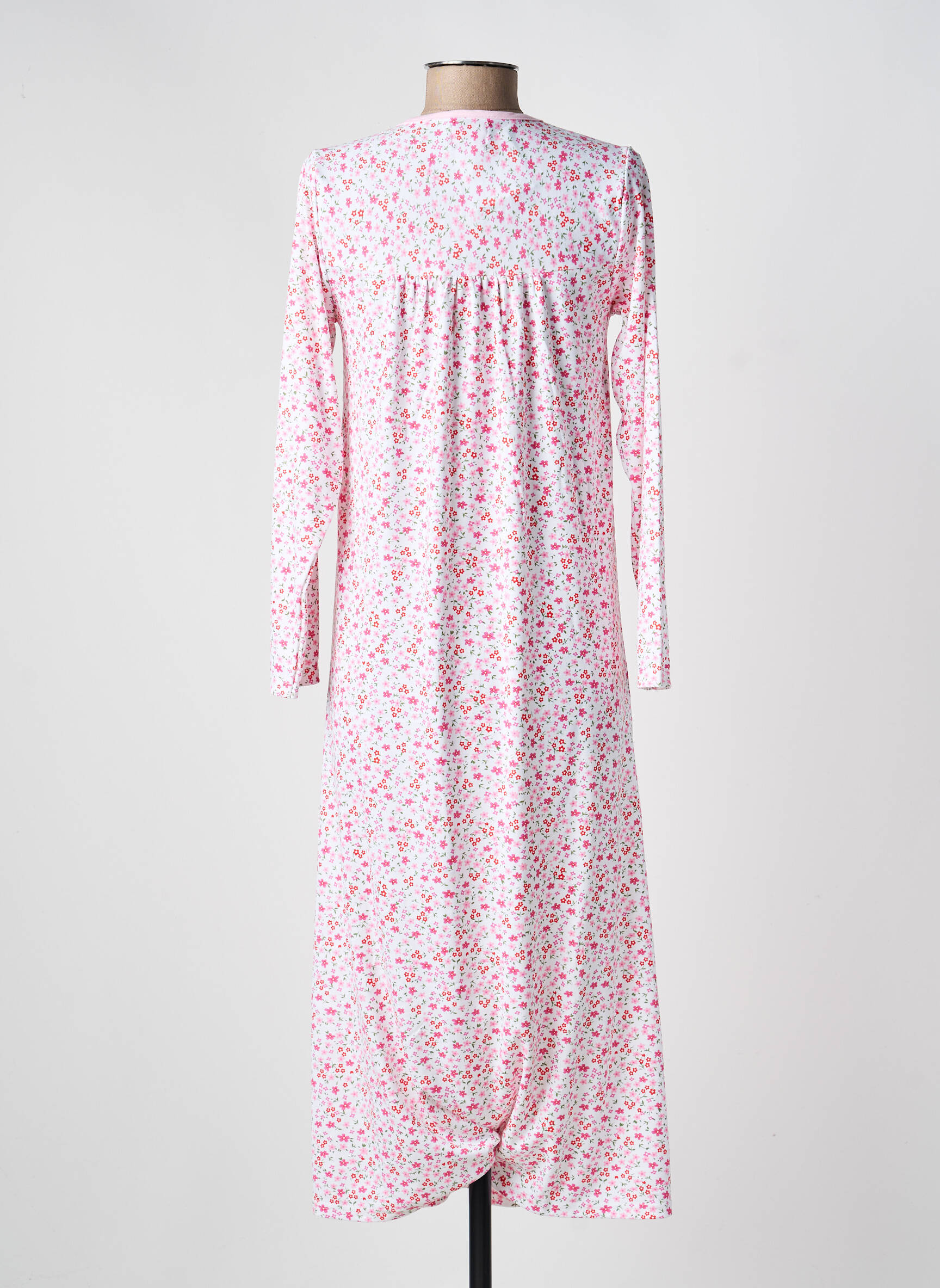 Chemise de nuit manches longues rose ROSE POMME femme