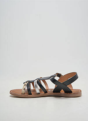 Sandales/nu pieds chiquet talon plat jusqu'à 3cm noir L'ATELIER TROPÉZIEN femme