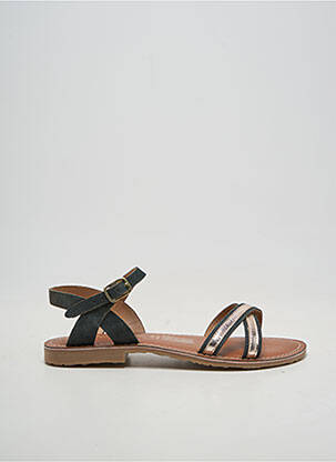 Sandales/nu pieds chiquet talon plat jusqu'à 3cm bleu L'ATELIER TROPÉZIEN femme