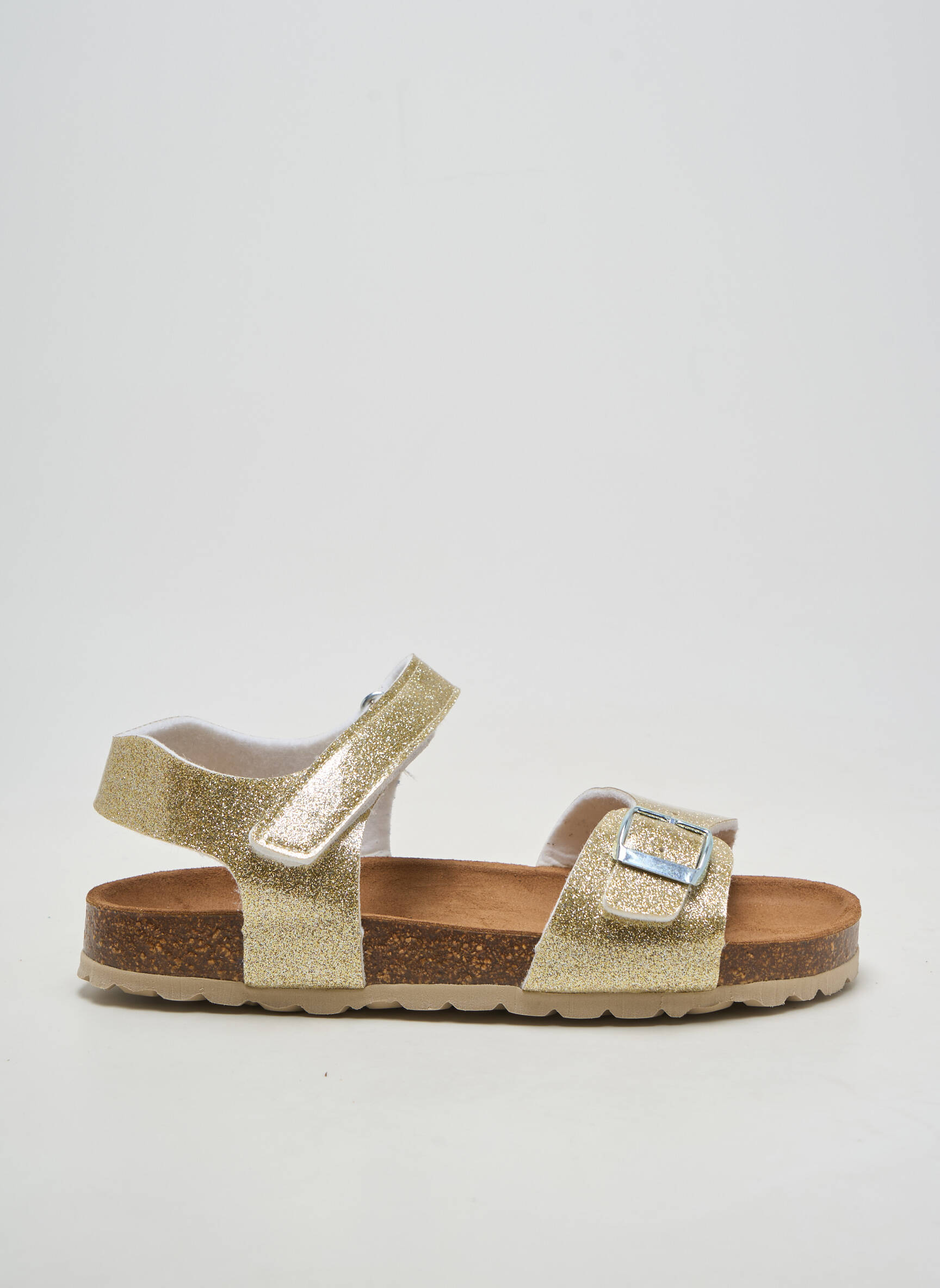 Sandales/nu pieds fermeture boucle(s) talon plat jusqu'à 3cm or NÖRVIK femme