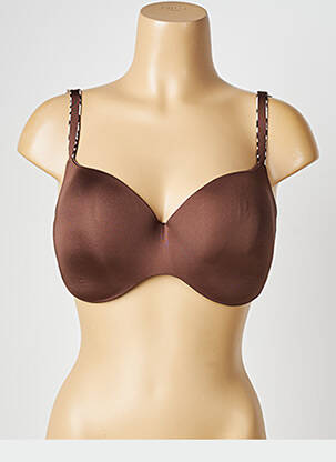 Soutien-gorge haut soutien-gorge push-up haut soutien-gorge push-up marron CHANTELLE femme