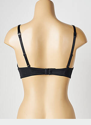 Soutien-gorge effet matière satinée haut soutien-gorge push-up noir VALEGE femme
