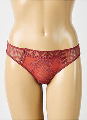 Culotte stretch rouge PASSIONATA femme