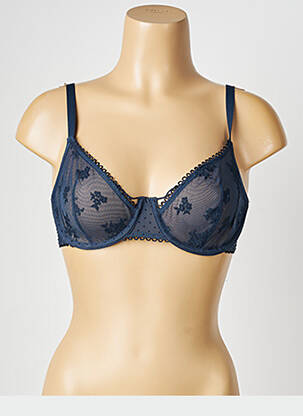 Soutien-gorge légère et transparente haut soutien-gorge emboitant bleu PASSIONATA femme