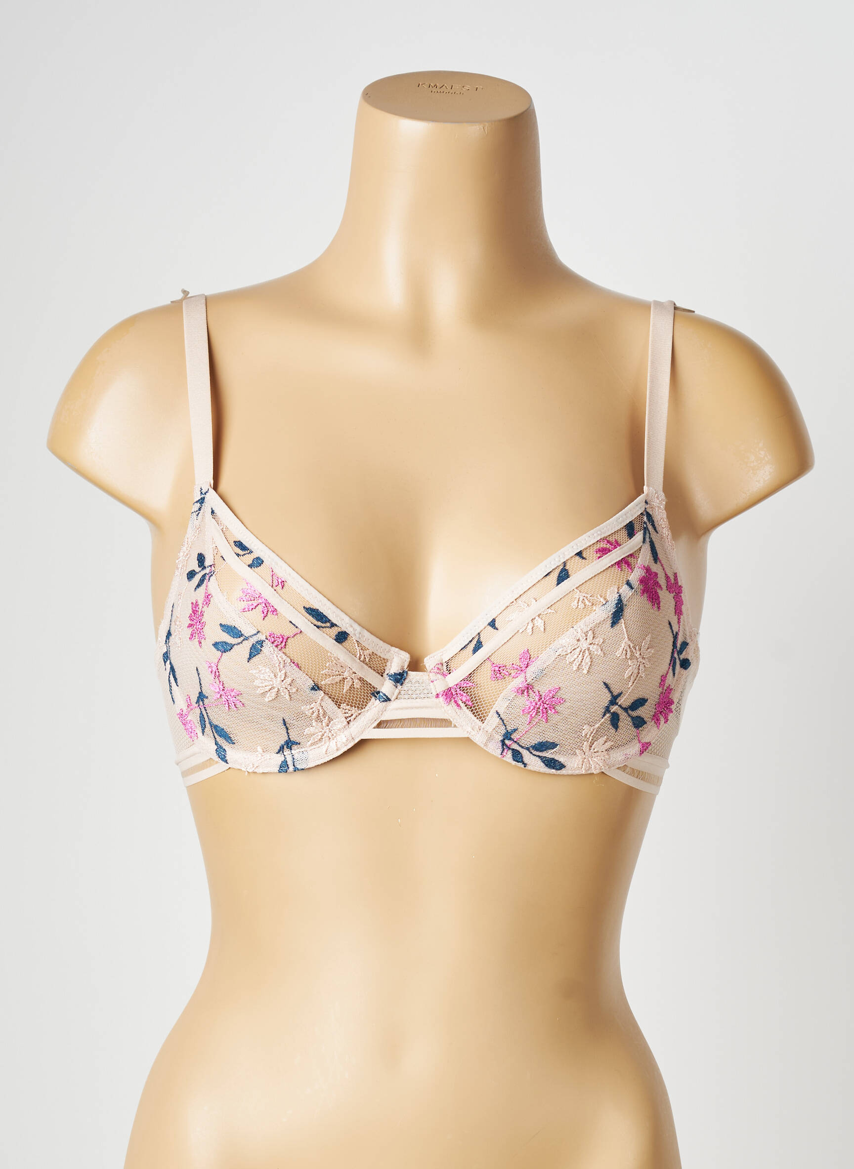 Soutien-gorge effet matière satinée haut soutien-gorge emboitant beige PASSIONATA femme