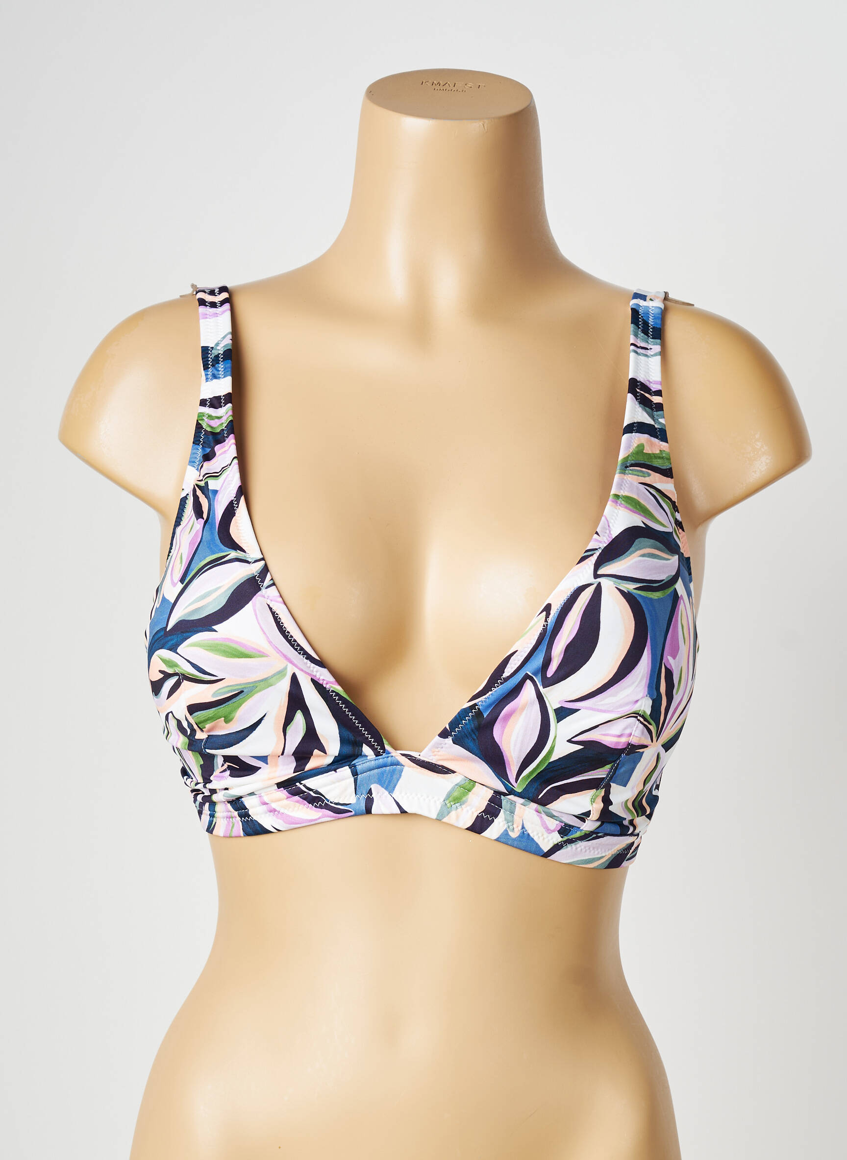 Haut de maillot de bain haut triangles haut triangles bleu PRINCESSE TAM-TAM femme