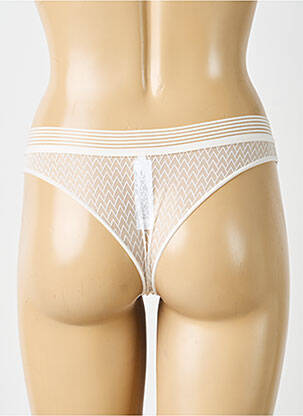 String légère et transparente beige PASSIONATA femme