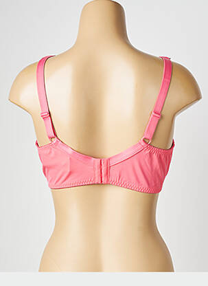 Soutien-gorge broderie haut soutien-gorge emboitant rose DAMART femme
