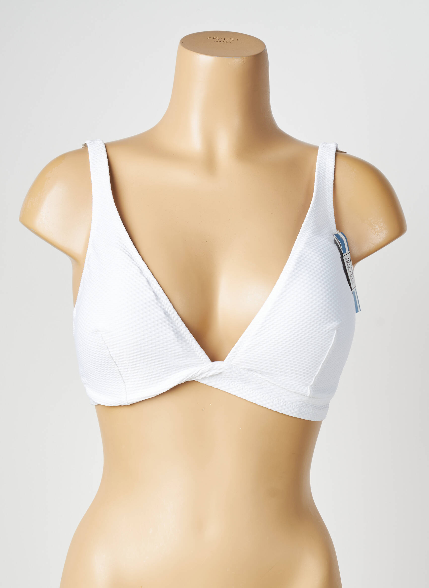 Haut de maillot de bain haut triangles haut triangles blanc PRINCESSE TAM-TAM femme