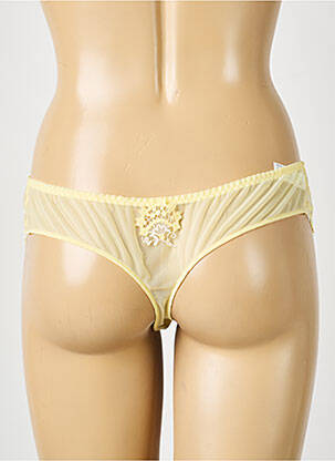 Tanga stretch jaune SIMONE PERELE femme