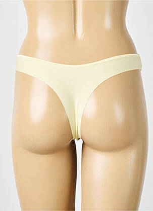 Tanga stretch jaune SIMONE PERELE femme