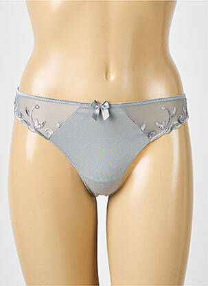 Tanga stretch gris SIMONE PERELE femme
