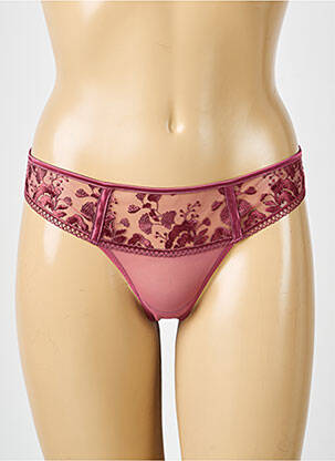 Tanga stretch rose SIMONE PERELE femme