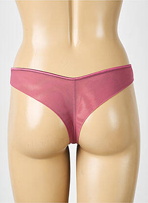 Tanga stretch rose SIMONE PERELE femme