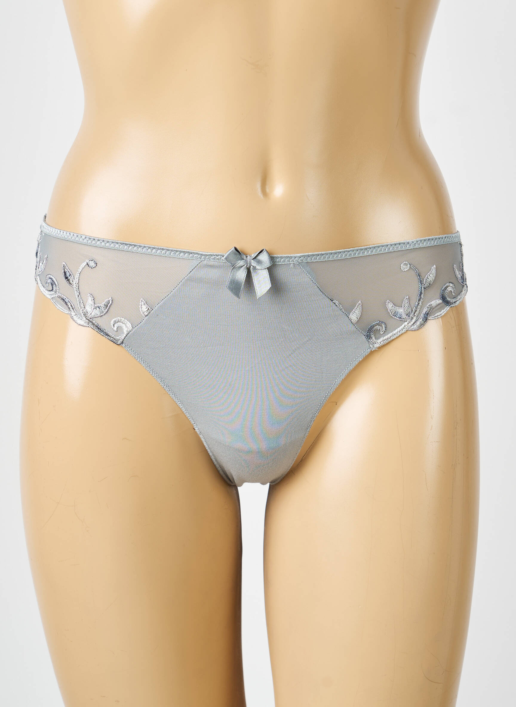 Tanga stretch gris SIMONE PERELE femme