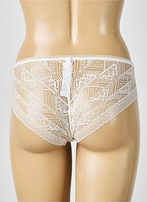 Shorty effet matière satinée beige PASSIONATA femme