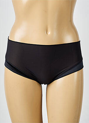 Shorty effet matière satinée noir IMPLICITE femme