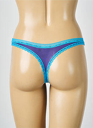 Tanga tanga bleu PASSIONATA femme