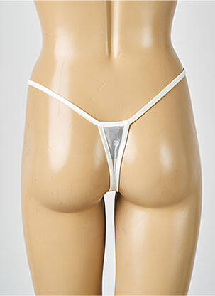 String stretch blanc IMPLICITE femme