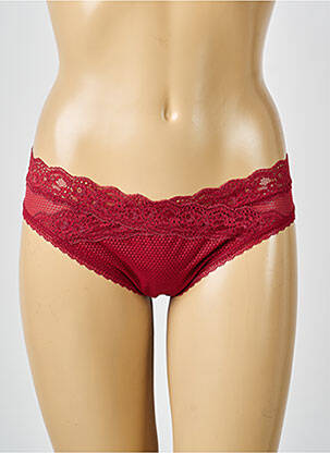 Culotte tissage dentelle rouge PASSIONATA femme