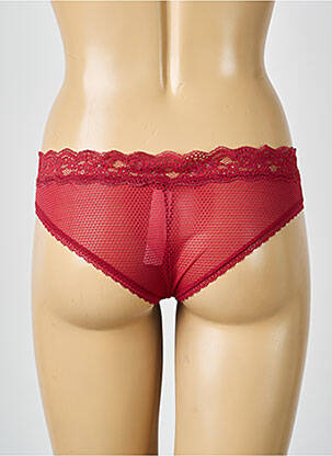 Culotte tissage dentelle rouge PASSIONATA femme