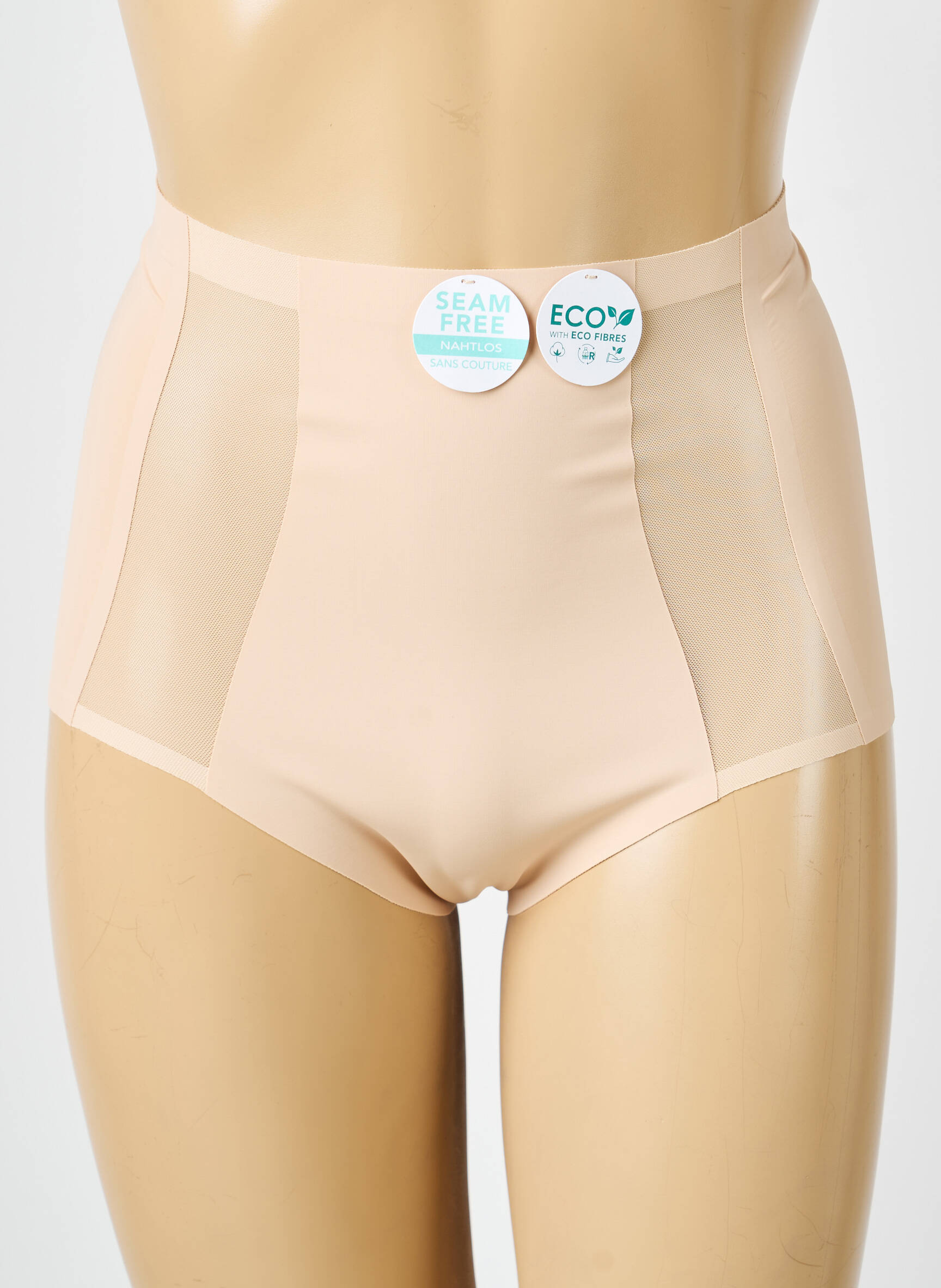 Culotte haute beige DORINA femme