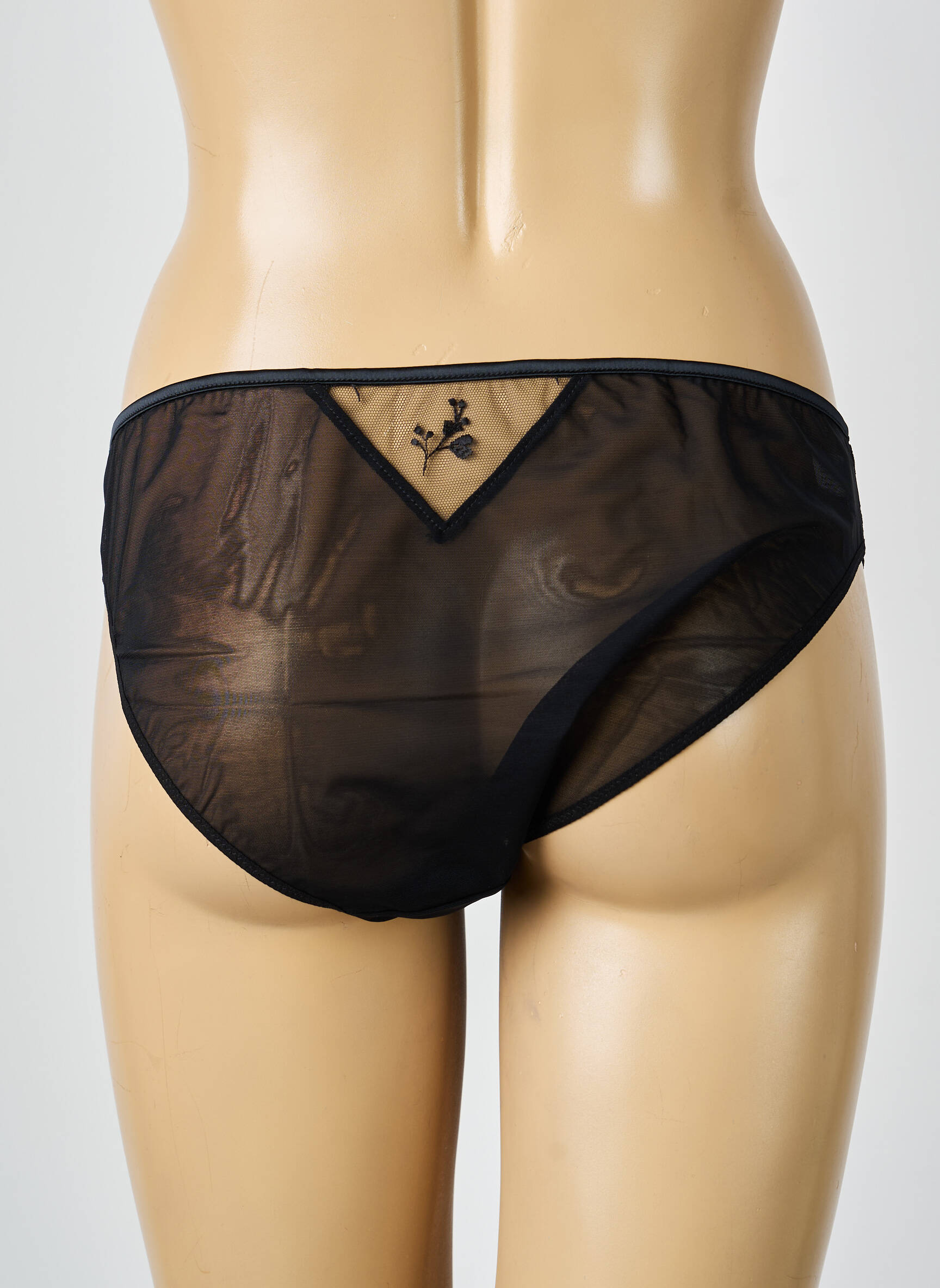 Culotte effet matière satinée noir SIMONE PERELE femme