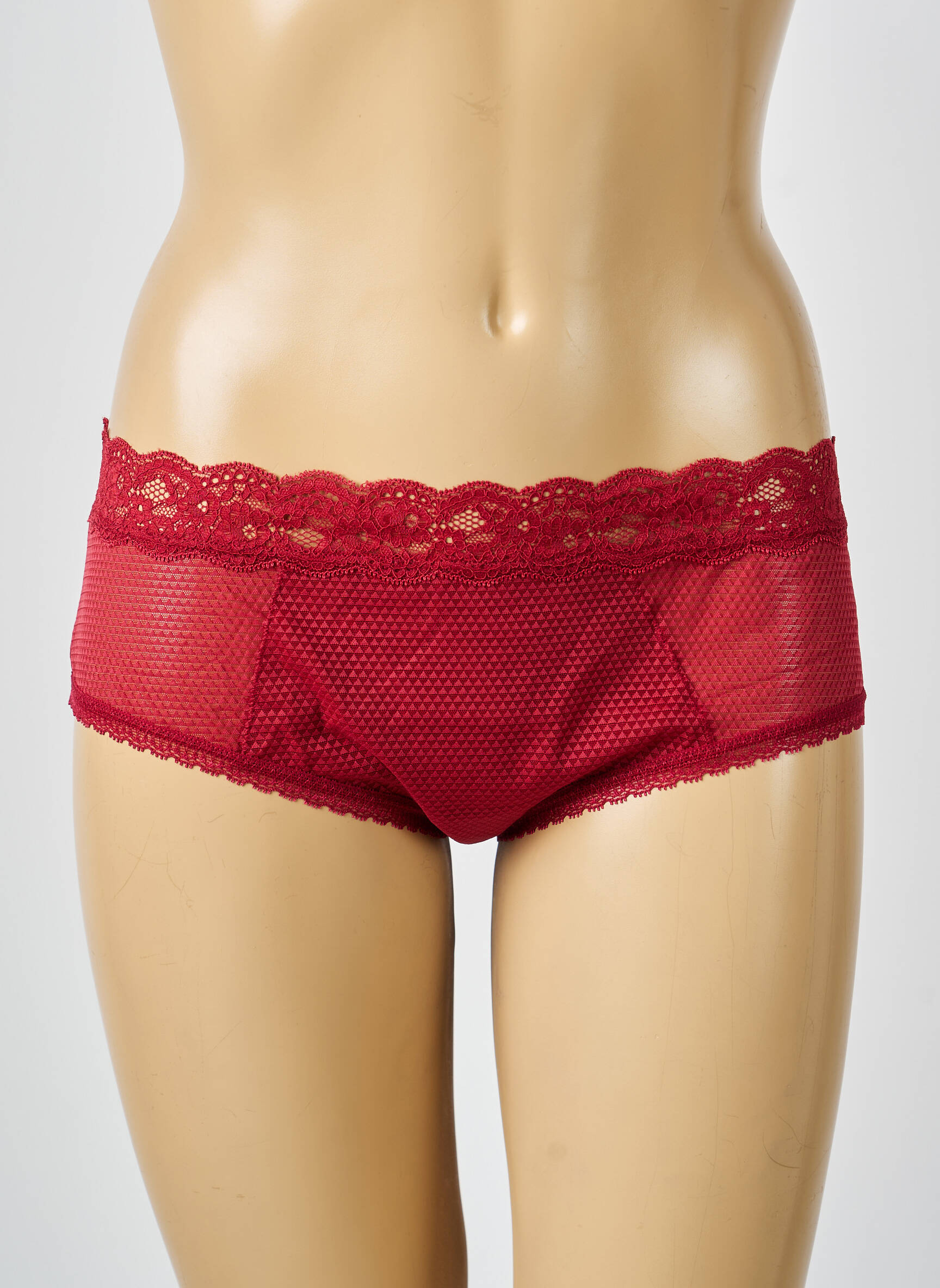Shorty légère et transparente rouge PASSIONATA femme