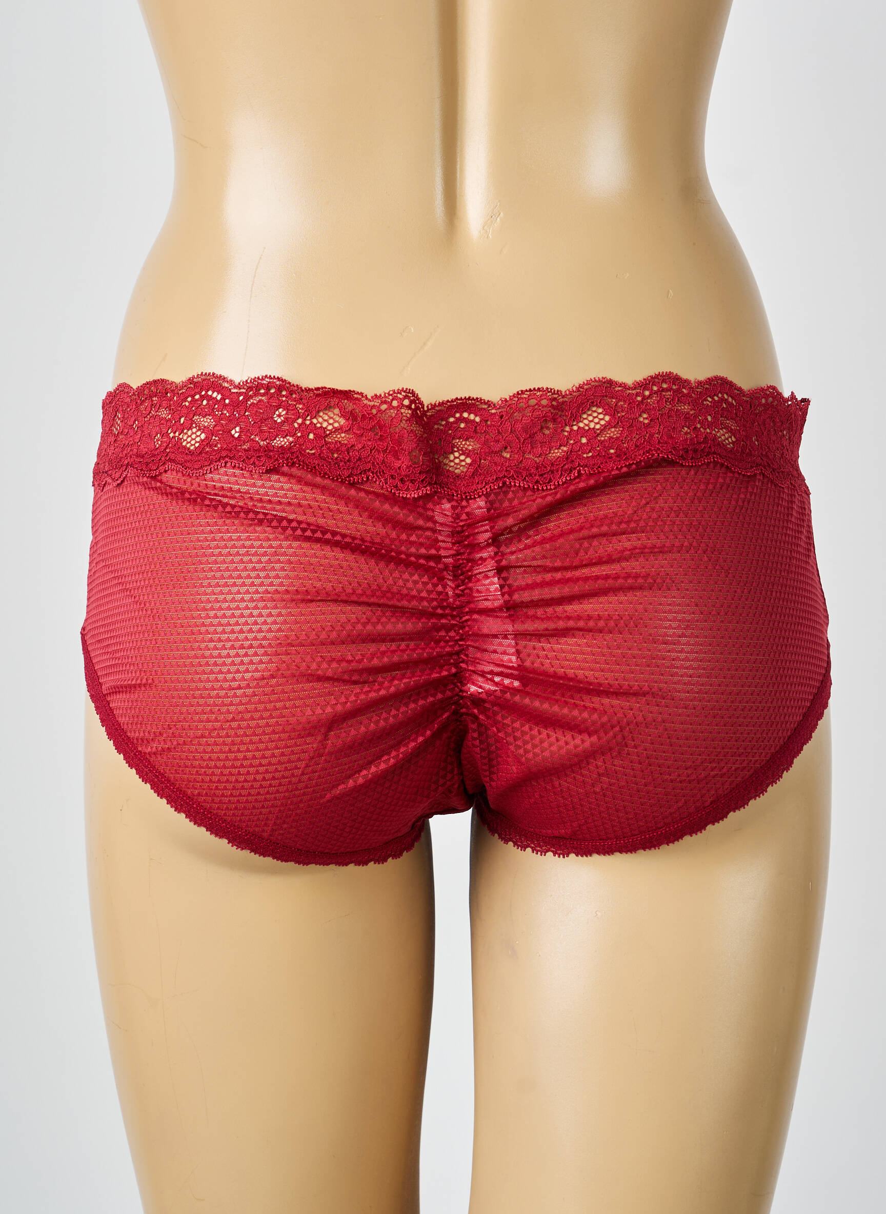 Shorty légère et transparente rouge PASSIONATA femme