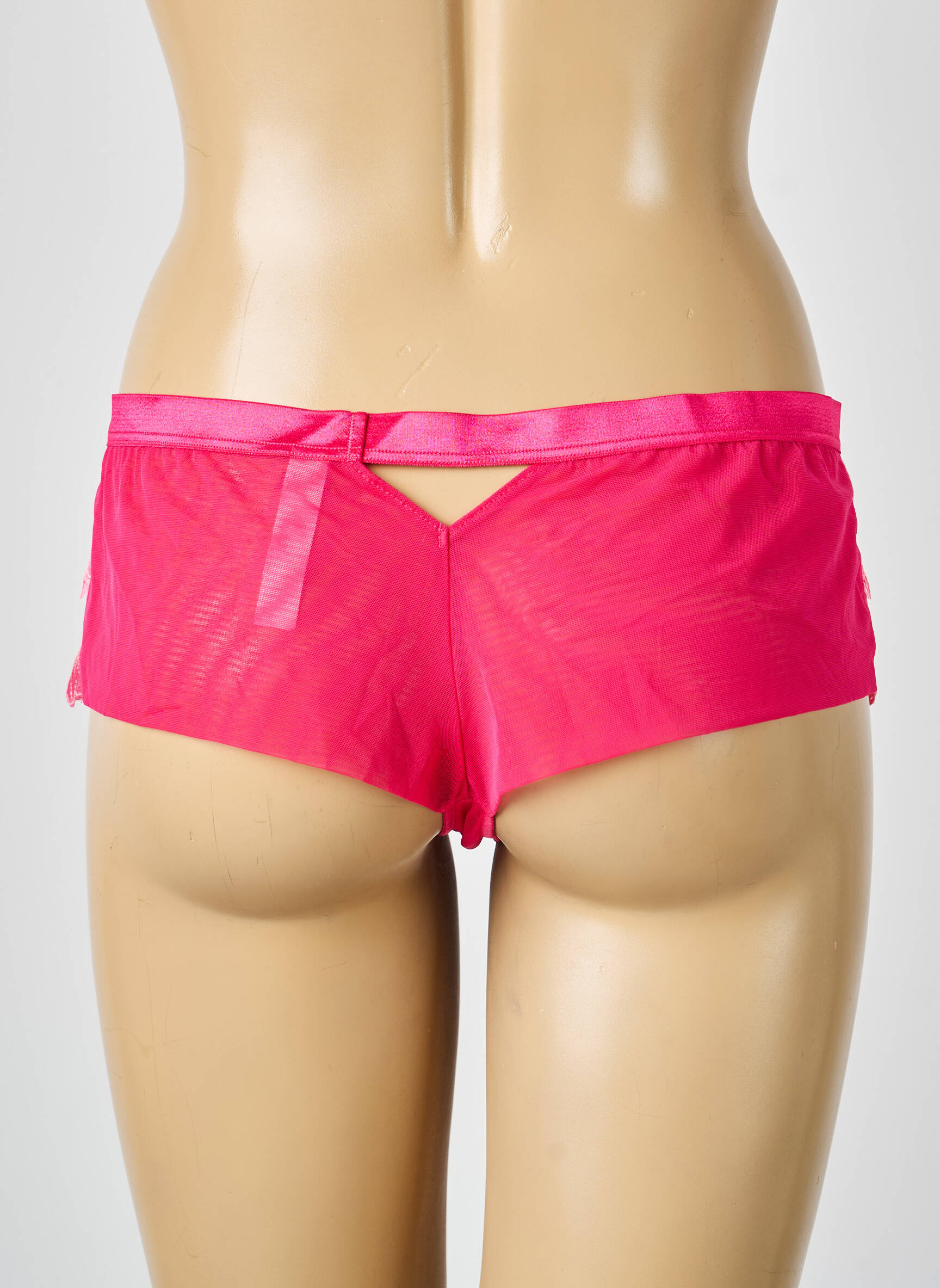 Shorty tissage satiné rose PASSIONATA femme