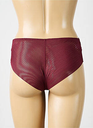 Culotte effet matière satinée rouge SIMONE PERELE femme