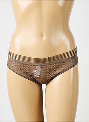 Culotte fond doublé marron PASSIONATA femme