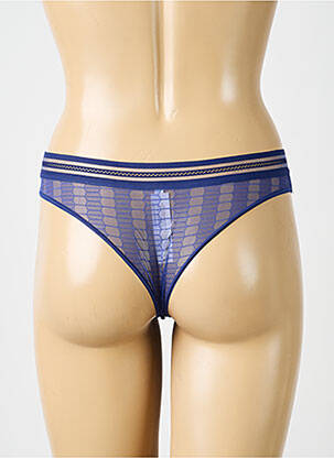 Culotte fond doublé bleu PASSIONATA femme