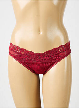 Culotte tissage dentelle rouge PASSIONATA femme