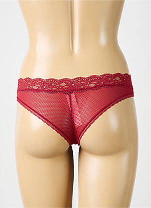 Culotte tissage dentelle rouge PASSIONATA femme