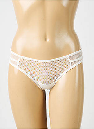 Culotte tissage dentelle blanc PASSIONATA femme